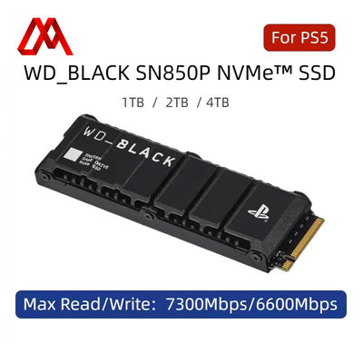 WD SONYSN850P SSD Playstation 5 Expansão de armazenamento Western Digital External Hard Drive SN850P-1T/2T/4T
